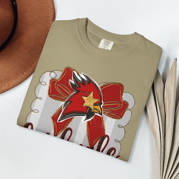Cardinals Mascot Shirt Comfort Colors - Image 3