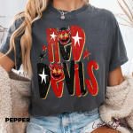 Red Devils Mascot Shirt Comfort Colors Football TShirt, Football Mom Game Day Tee 1343 - Image 4