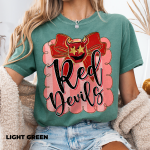 Red Devils Mascot Shirt Comfort Colors Football TShirt, Football Mom Game Day Tee - Image 4