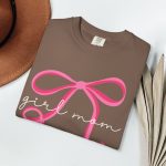 Girl Mom Shirt Comfort Colors® with Coquette - CGBMD3 - Image 2