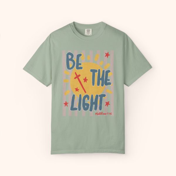 Be the Light Christian Faith Shirt Comfort Colors - Image 7