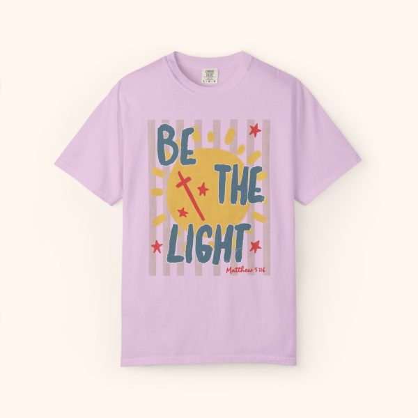 Be the Light Christian Faith Shirt Comfort Colors - Image 13