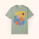 Happy to See Your Face Teacher Shirt Comfort Colors - Image 6