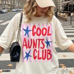 Comfort Color® Cool Aunts Club TShirt, Retro Aunt Design Shirt,  Gift for Aunt