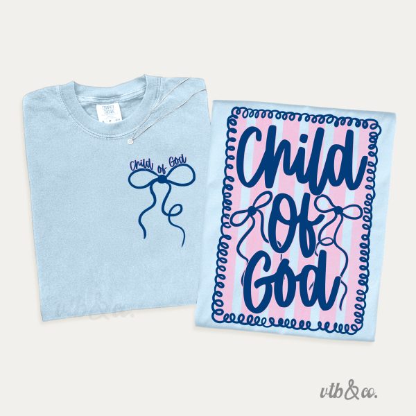 Comfort Colors Child of God, Front & Back Design Tee
