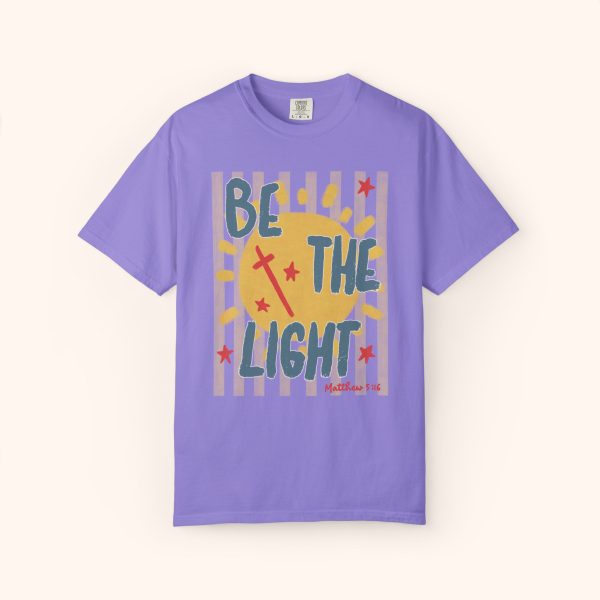 Be the Light Christian Faith Shirt Comfort Colors - Image 12