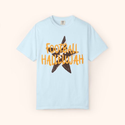 Football Hallelujah Shirt Comfort Colors, Football Tee - Image 12