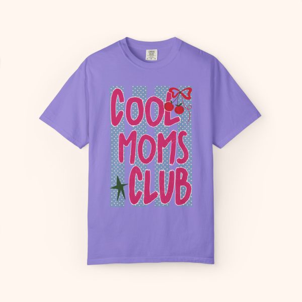 Cool Mom TShirt, Striped Design Shirt Comfort Colors®, Mother's Day Gift, Gift for Mom - Image 5