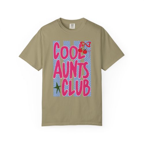 Aunts Club T-Shirt, Retro Aunt Design Cherry Comfort Colors® - Image 4