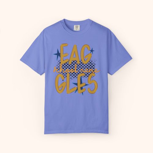 Custom Mascot Shirt Comfort Colors, School Spirit Striped Shirt, Game Day Tee - Image 10