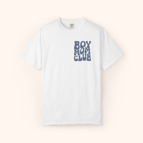 Boy Moms Club Shirt Comfort Colors - Image 3
