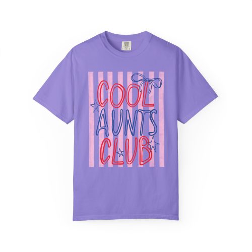 Comfort Colors® Cool Aunts Club TShirt, Retro Aunt Design Shirt,  Gift for Aunt - Image 6