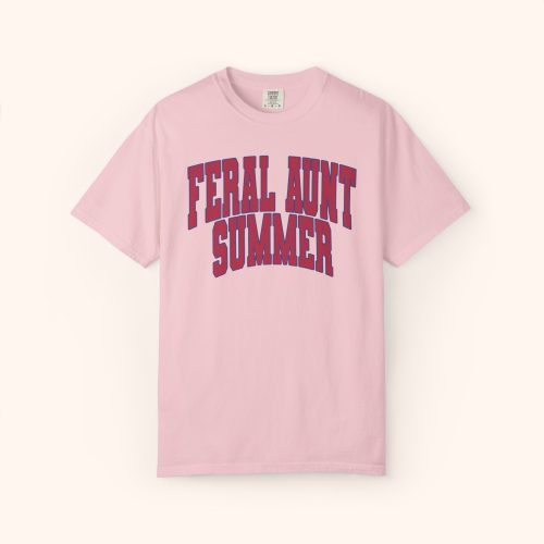 Feral Aunt Summer T-Shirt Comfort Colors - Image 14