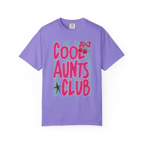 Aunts Club T-Shirt, Retro Aunt Design Cherry Comfort Colors® - Image 14