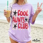 Comfort Colors® Cool Aunts Club TShirt, Retro Aunt Design Shirt,  Gift for Aunt