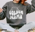 Custom Dog Mama Shirt Comfort Colors Sweatshirt, Golden Mama Tee, Frenchie Mama Shirt, Personalized Dog Mom Gift - Image 2