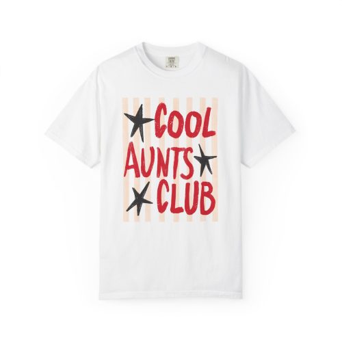 Comfort Colors® Cool Aunts Club TShirt, Retro Aunt Design Shirt,  Gift for Aunt - Image 2