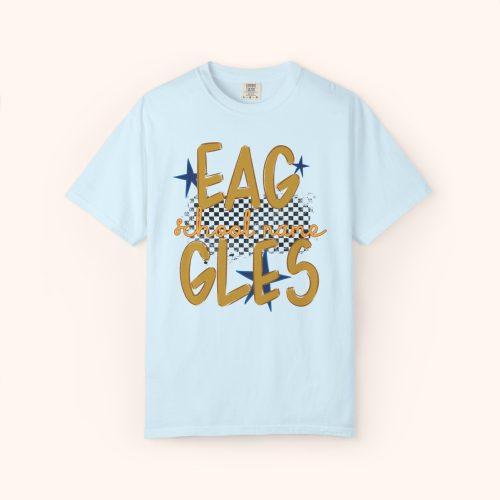Custom Mascot Shirt Comfort Colors, School Spirit Striped Shirt, Game Day Tee - Image 9