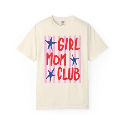 Girl Moms Club Shirt, Comfort Colors Shirt, Girl Mom Tee, Retro Mama Shirt, Mother's Day Gift, Cute Mom Graphic Tee - Image 21