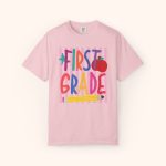 First Grade Shirt Comfort Colors Back To School Tee - Image 8