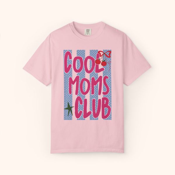 Cool Mom TShirt, Striped Design Shirt Comfort Colors®, Mother's Day Gift, Gift for Mom - Image 6