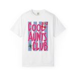 Aunts Club T-Shirt, Retro Aunt Design Cherry Comfort Colors® - Image 2