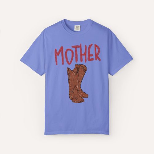 Southern Mother Shirt, Cowboy Boots Shirt, Retro Mom Tee, Comfort Colors Shirt, Western Mama Shirt, Country Graphic Tee - Image 13