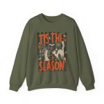Tis the Season Halloween Sweatshirt, Crewneck Sweatshirt, Spooky Season Crewneck, Gildan Halloween Sweatshirt, Retro Fall Pullover - Image 19