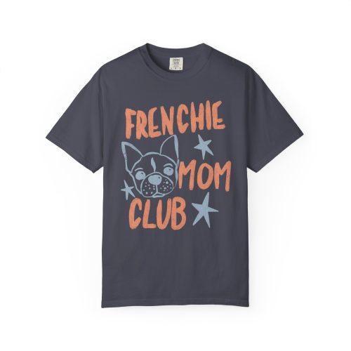 Frenchie Mom Club Shirt, Comfort Colors Tee, French Bulldog Mom Shirt, Dog Mom Graphic Tee, Retro Pet Lover Shirt, Frenchie Gift - Image 18