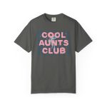Comfort Colors® Aunts Club T-Shirt Coquette Stripes Aunt Design - Image 22