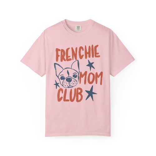 Frenchie Mom Club Shirt, Comfort Colors Tee, French Bulldog Mom Shirt, Dog Mom Graphic Tee, Retro Pet Lover Shirt, Frenchie Gift - Image 17