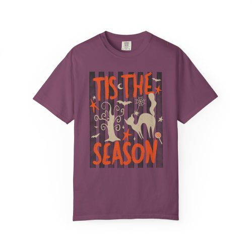 Tis the Season Halloween Shirt, Retro Halloween Tee, Comfort Colors Shirt - Image 16