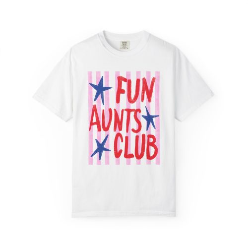 Comfort Colors® Fun Aunts Club TShirt, Retro Aunt Design Shirt,  Gift for Aunt - Image 26
