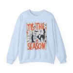 Tis the Season Halloween Sweatshirt, Crewneck Sweatshirt, Spooky Season Crewneck, Gildan Halloween Sweatshirt, Retro Fall Pullover - Image 7
