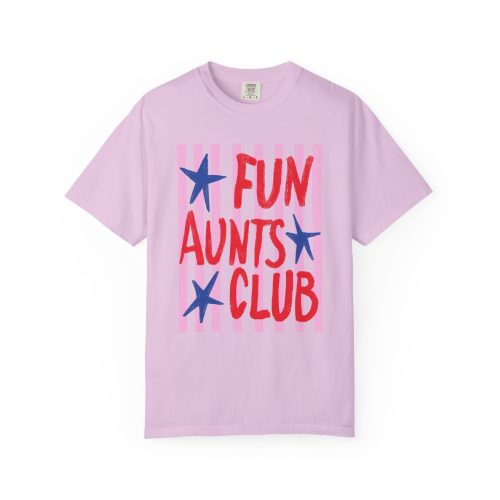 Comfort Colors® Fun Aunts Club TShirt, Retro Aunt Design Shirt,  Gift for Aunt - Image 12