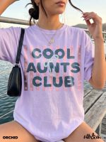 Comfort Colors® Aunts Club T-Shirt Coquette Stripes Aunt Design - Image 4