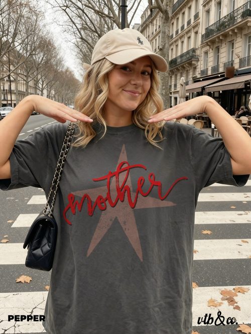 20260805062621-1f190969-3431-609a-ba61-e64e8d2fc2a7.jpg Mother Shirt Comcort Colors Trendy Mom shirt, Mothers Day Graphic T-Shirt - Image 1