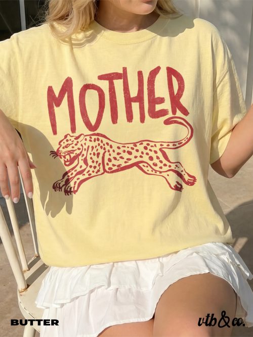 Retro Mother Shirt Comfort Colors Tee - Image 3