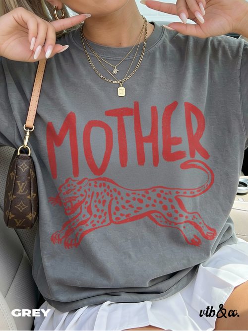 Retro Mother Shirt Comfort Colors Tee - Image 5