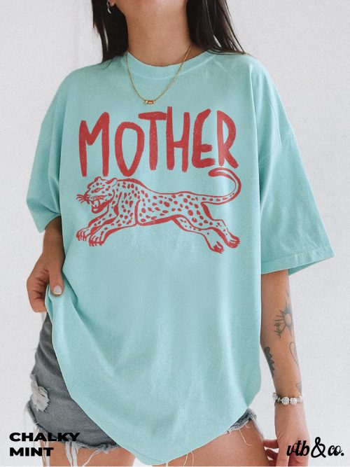 Retro Mother Shirt Comfort Colors Tee - Image 6