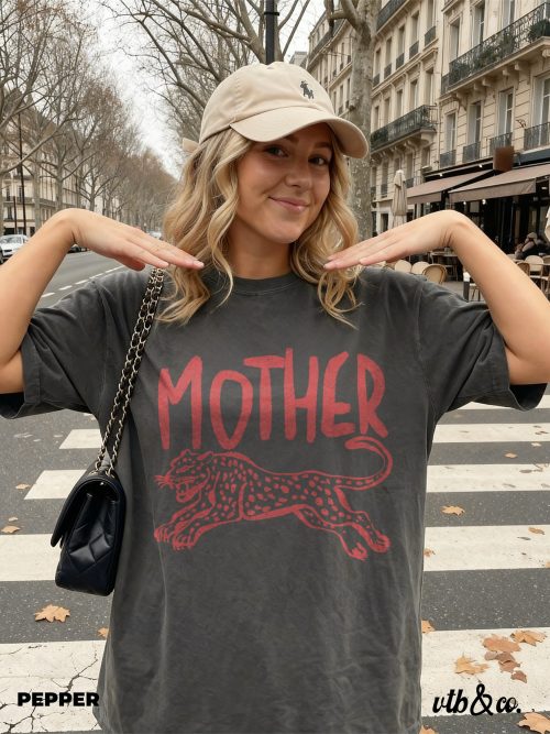 Retro Mother Shirt Comfort Colors Tee - Image 7