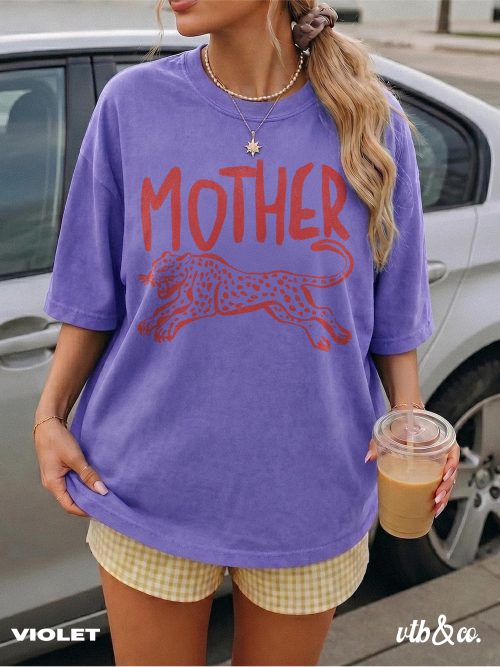 Retro Mother Shirt Comfort Colors Tee - Image 12
