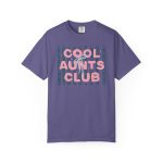 Comfort Colors® Aunts Club T-Shirt Coquette Stripes Aunt Design - Image 15
