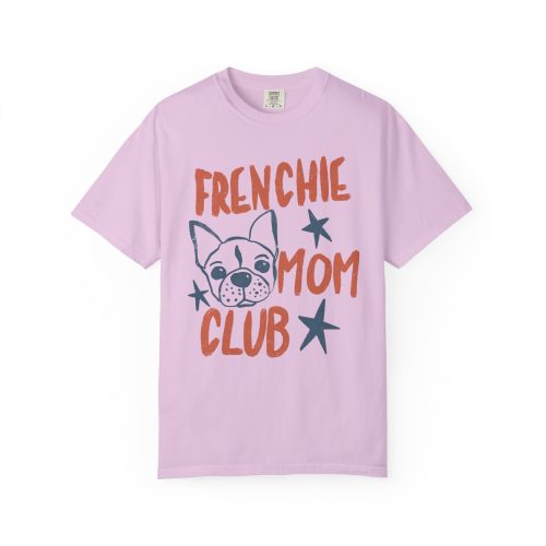 Frenchie Mom Club Shirt, Comfort Colors Tee, French Bulldog Mom Shirt, Dog Mom Graphic Tee, Retro Pet Lover Shirt, Frenchie Gift - Image 12