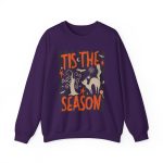 Tis the Season Halloween Sweatshirt, Crewneck Sweatshirt, Spooky Season Crewneck, Gildan Halloween Sweatshirt, Retro Fall Pullover - Image 24