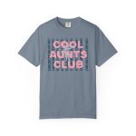 Comfort Colors® Aunts Club T-Shirt Coquette Stripes Aunt Design - Image 13
