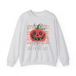 Its The Most Wonderful Time Of The Year Halloween Sweatshirt, Cozy Fall Crewneck, Cute Ghost Pumpkin Sweatshirt, Halloween Pullover - Image 25
