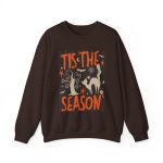 Tis the Season Halloween Sweatshirt, Crewneck Sweatshirt, Spooky Season Crewneck, Gildan Halloween Sweatshirt, Retro Fall Pullover - Image 18