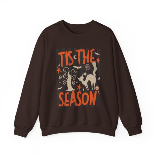 Tis the Season Halloween Sweatshirt, Crewneck Sweatshirt, Spooky Season Crewneck, Gildan Halloween Sweatshirt, Retro Fall Pullover - Image 18
