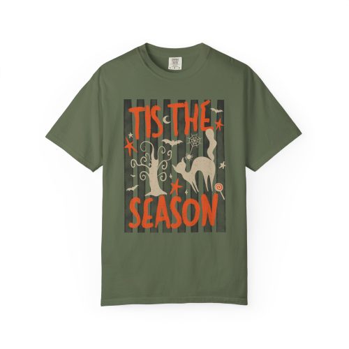 Tis the Season Halloween Shirt, Retro Halloween Tee, Comfort Colors Shirt - Image 12